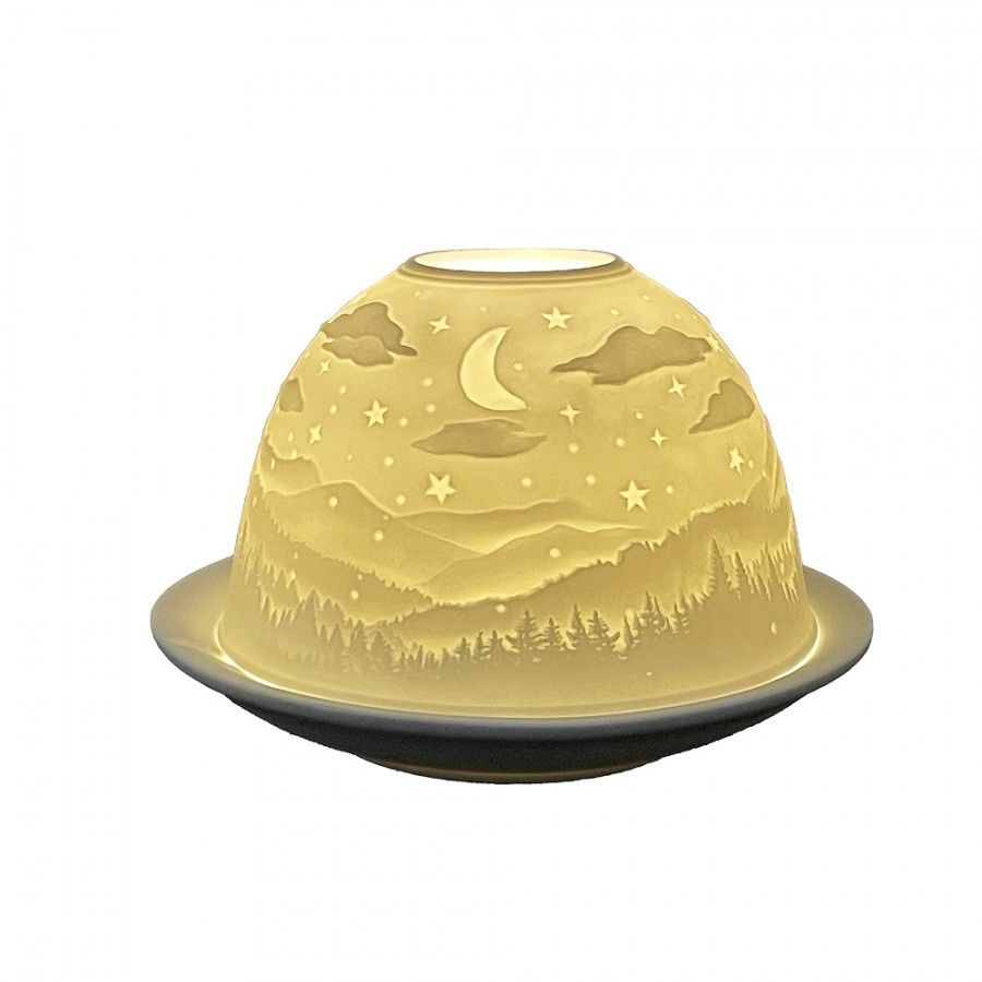 PRACHTIGE WAXINE LICHT HOUDER - NACHT - CLAYRE & EEF