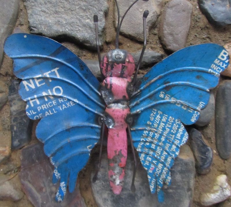 OPRUIMING - VLINDER - STREET ART - HANDMADE - NU VOOR 9,50 (6)