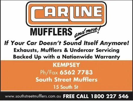 South Street Mufflers Banner with Contact Details — Contact Us in Kempsey, NSW