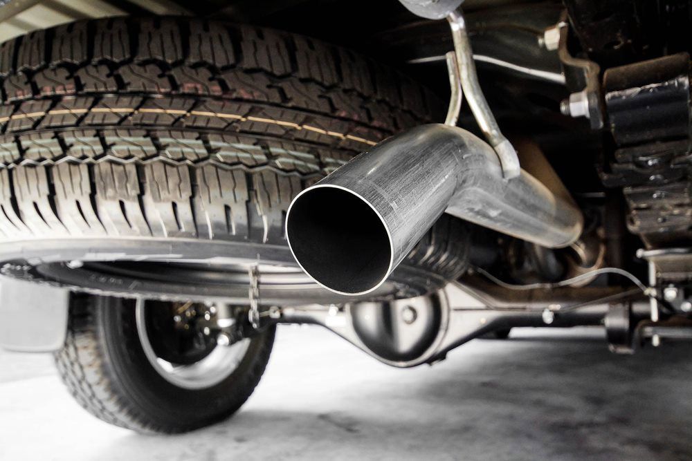 Exhaust Pipe Truck — Exhaust Shop in Kempsey, NSW