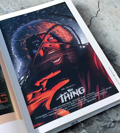 The Thing - 35th Anniversary Commemorative Movie Poster Artwork for Printed In Blood Productions