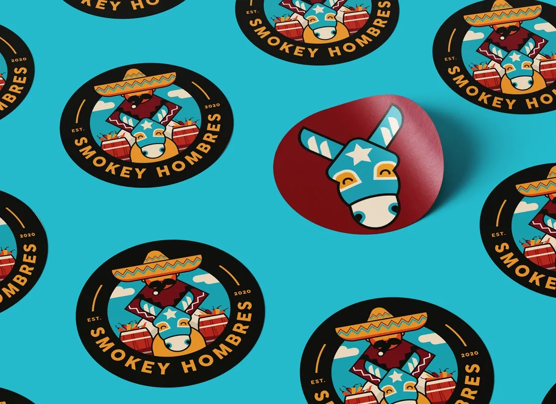 Smokey Hombres Branding design
