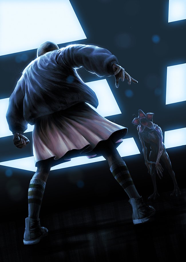 Stranger Things - The Stand Off Netflix Licensed Commemorative Artwork by Paul Gates (Pickle)