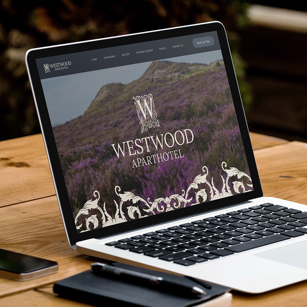 Westwood Aparthotel Glossop website design by Pickle