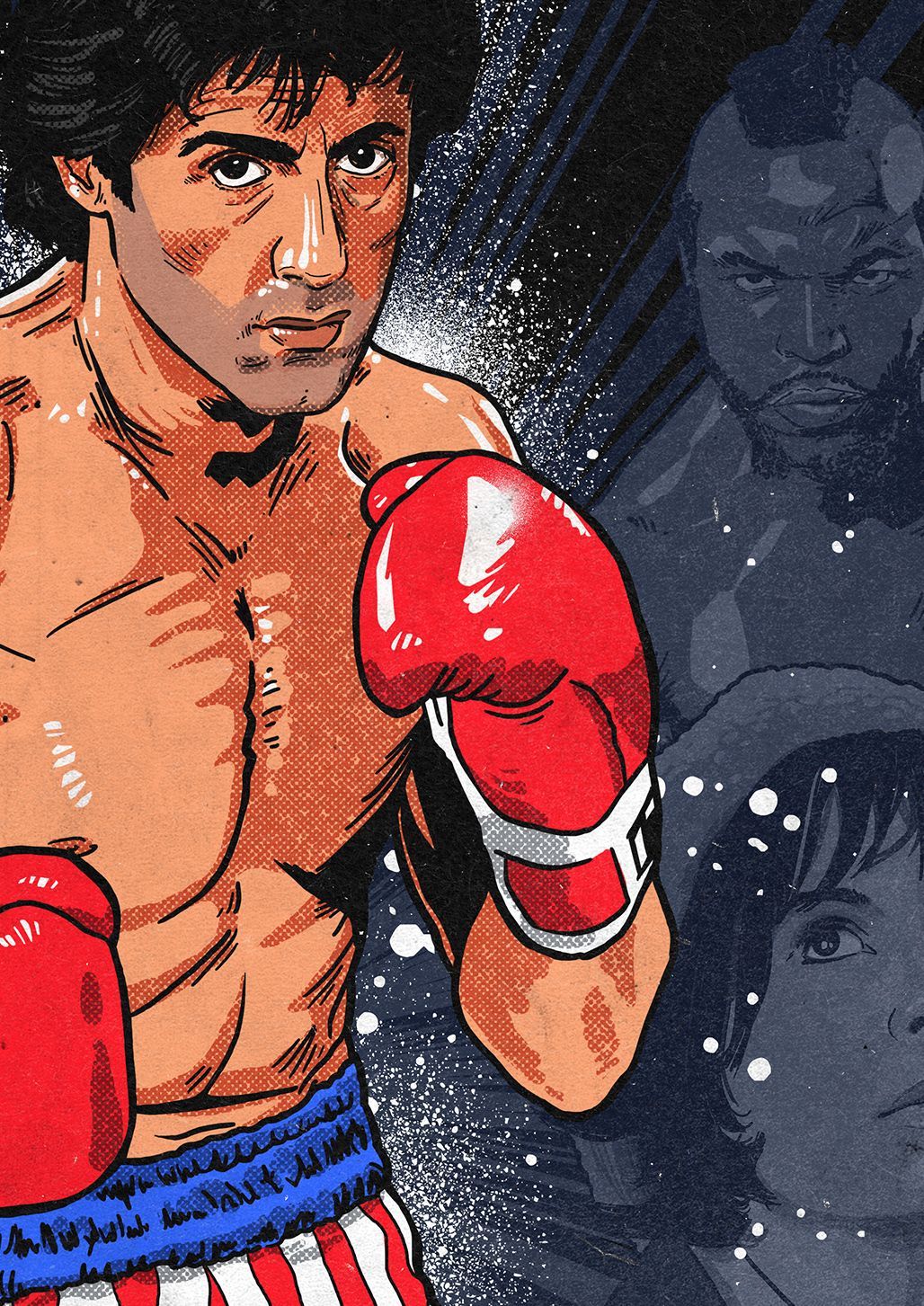 Rocky Poster Closeup Rocky Poster Closeup