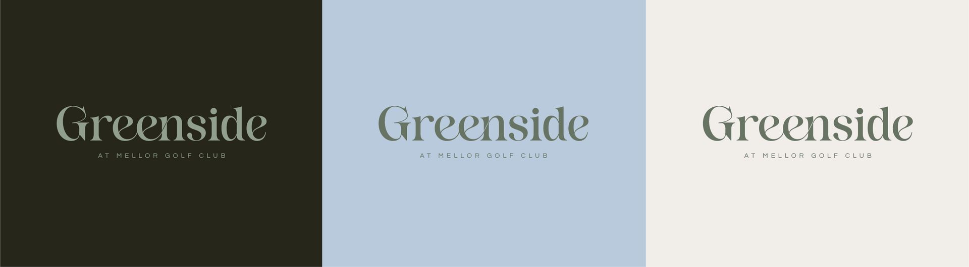 Greenside Logo Design Colour Options