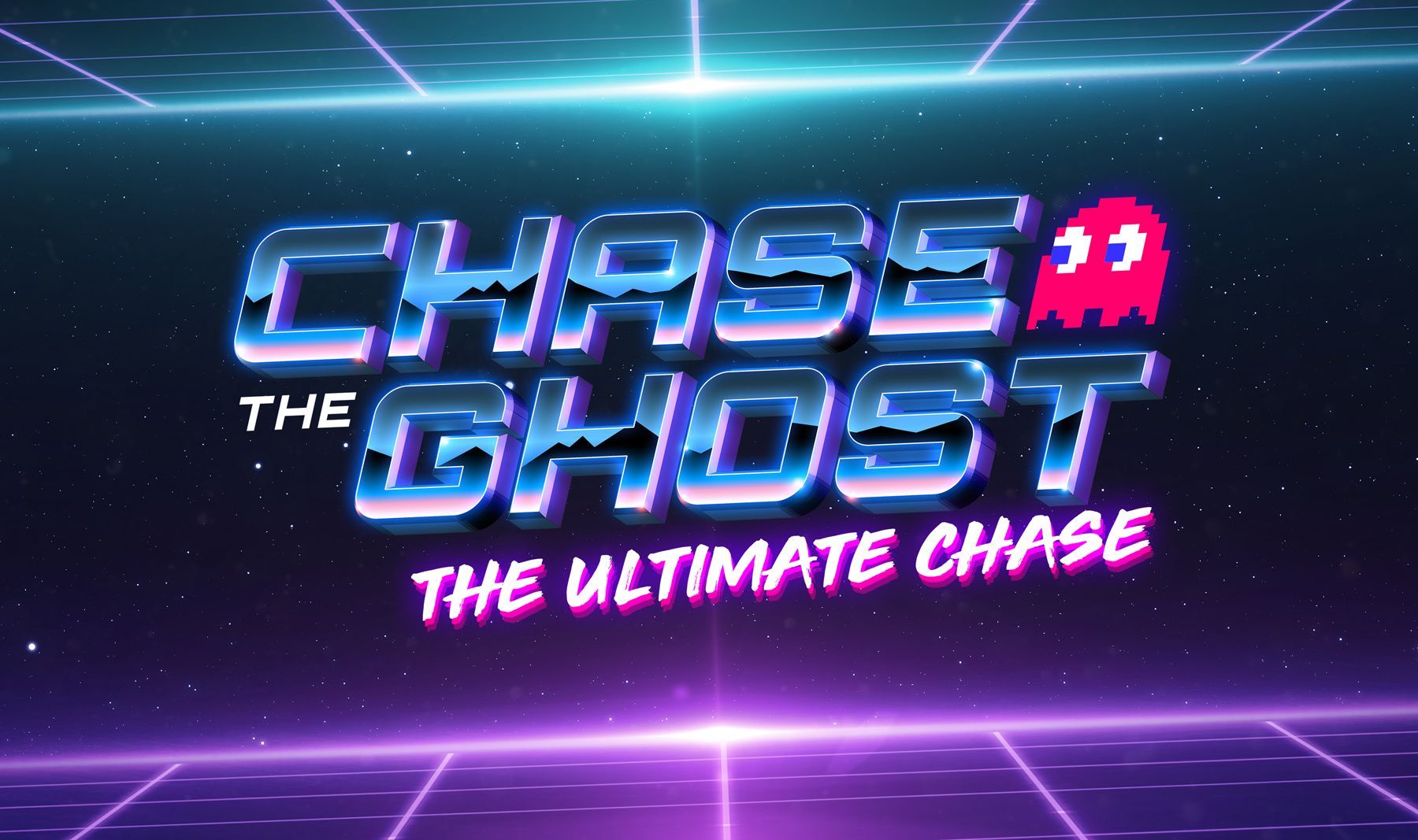 Chase the Ghost logo design by Paul Gates, for Namco Funscape