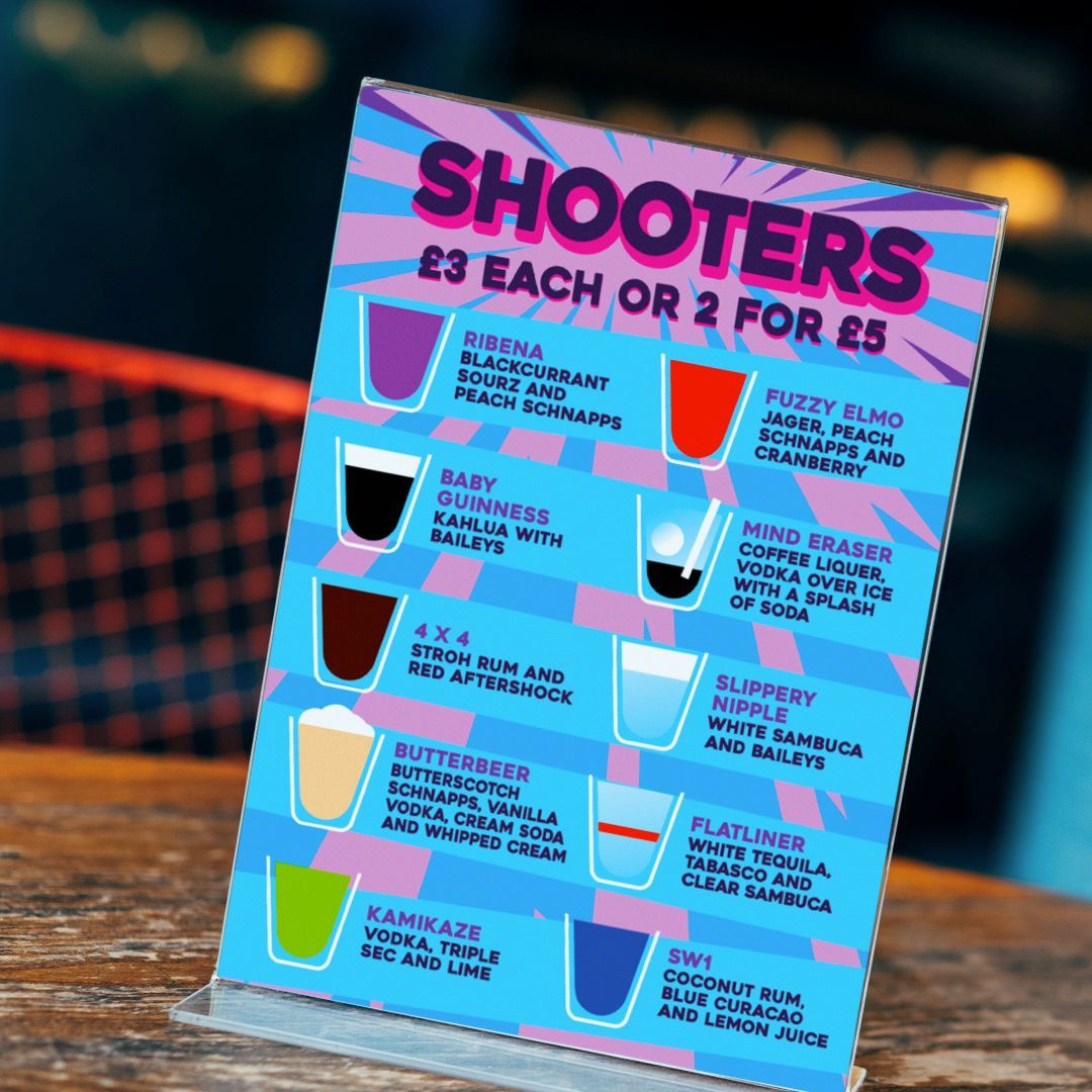 Shooters Menu
