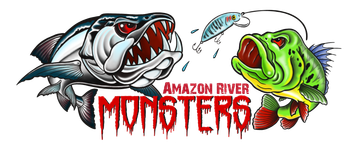 Amazon River Monsters logo for website header and footer