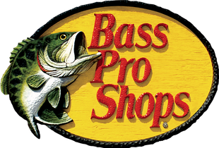 Bass Pro Shops partner logo featured on Amazon River Monsters home page