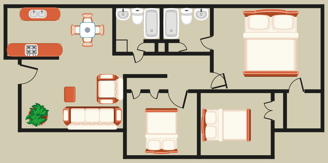Three Bedroom