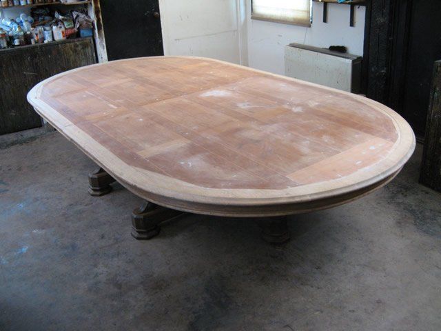 VICTORIAN OAK GOTHIC TABLE 4