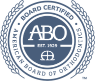 Blue ABO logo