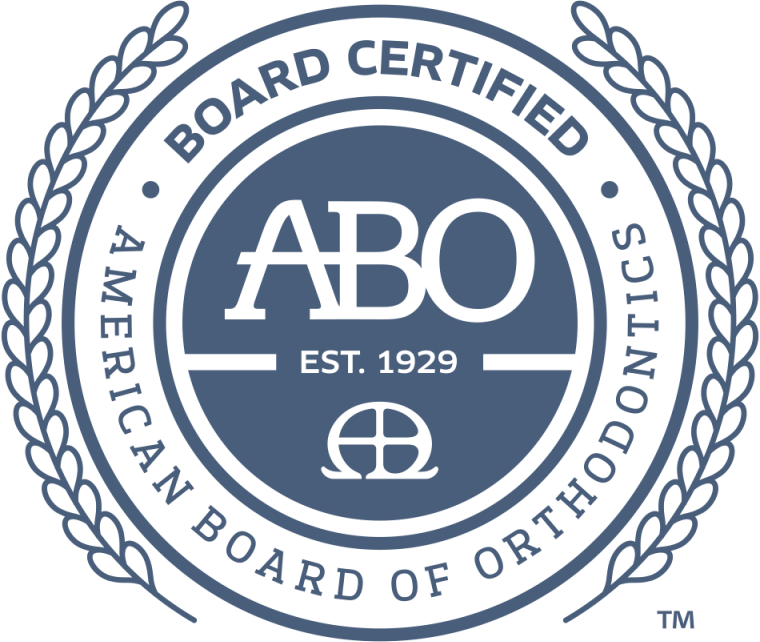 Blue ABO logo
