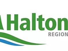 A green and blue logo for the halton region.