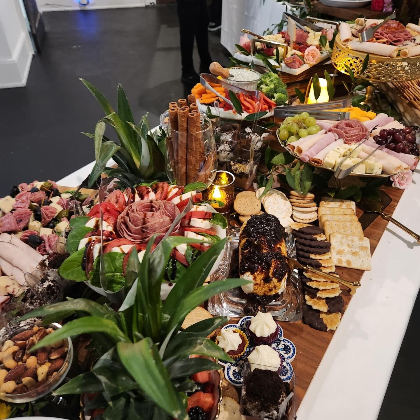 A charcuterie spread at SASS! The Sweet and Savory Sisters.