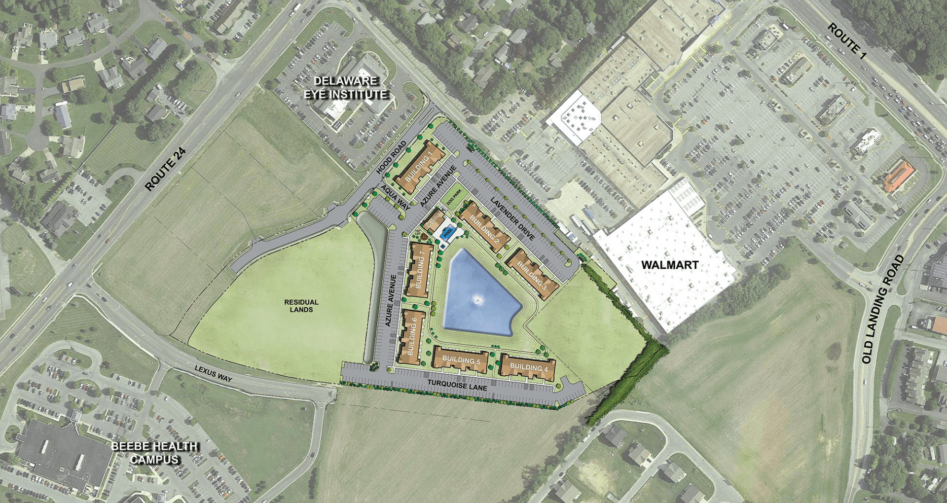 Seaglass at Rehoboth Beach Apartment homes with beachtown charm