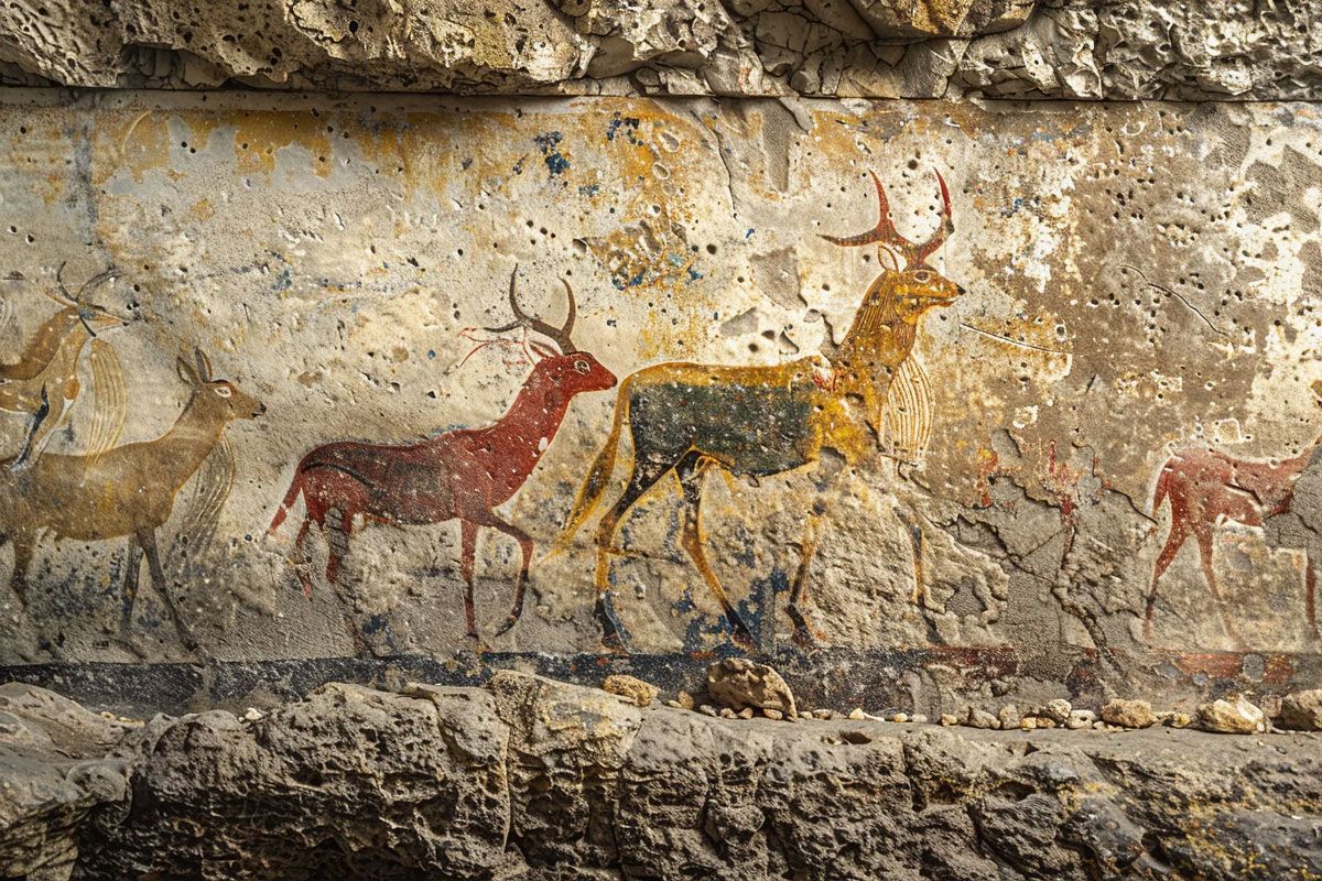 old cave paintings
