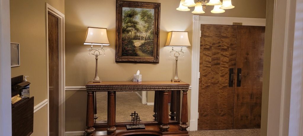 Jefferson Memorial Funeral Home End of Hallway