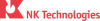 Red NK Technologies logo with stylized flame icon and text on white background