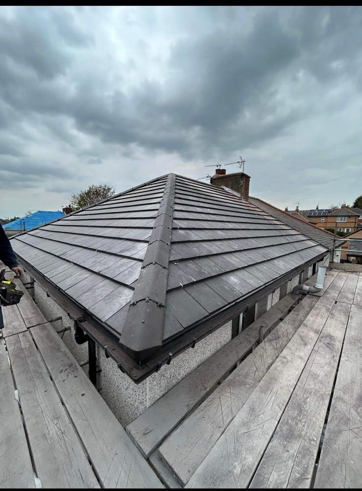 Roofers Birmingham - hip roof replacement
