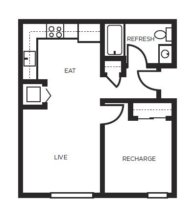 1 Bed | 1 Bath | A