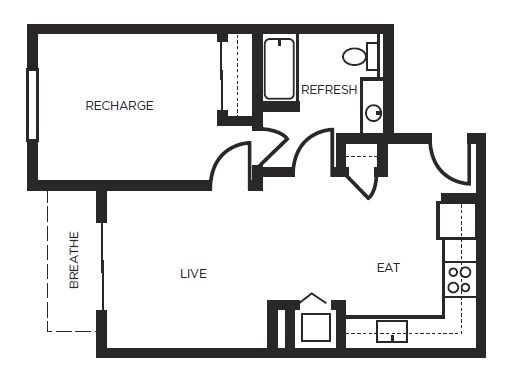 1 Bed | 1 Bath | C