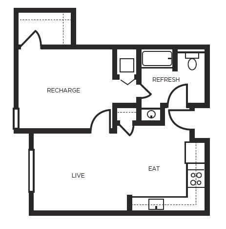 1 Bed | 1 Bath | E