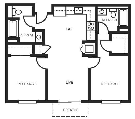 2 Bed | 2 Bath | F