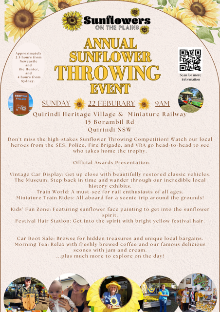Annual Sunflower Throwing Event