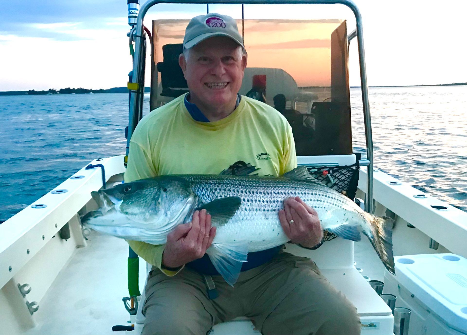 Now that is  a keeper Striped Bass