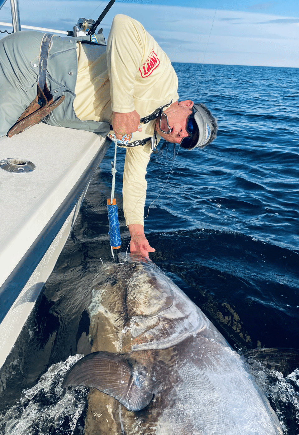 Releasing a Giant Tuna
