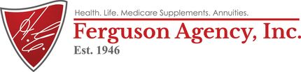 Logo for Ferguson Agency, Inc., featuring a red shield emblem next to the company name and "Est. 1946" in red text.