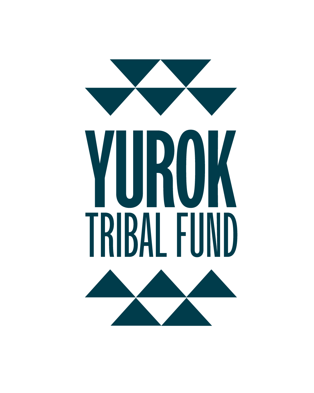 Yurok Tribal Fund White Logo