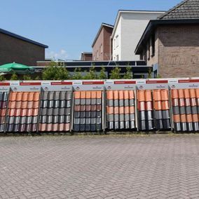Ruwe bouwmaterialen dakpannen