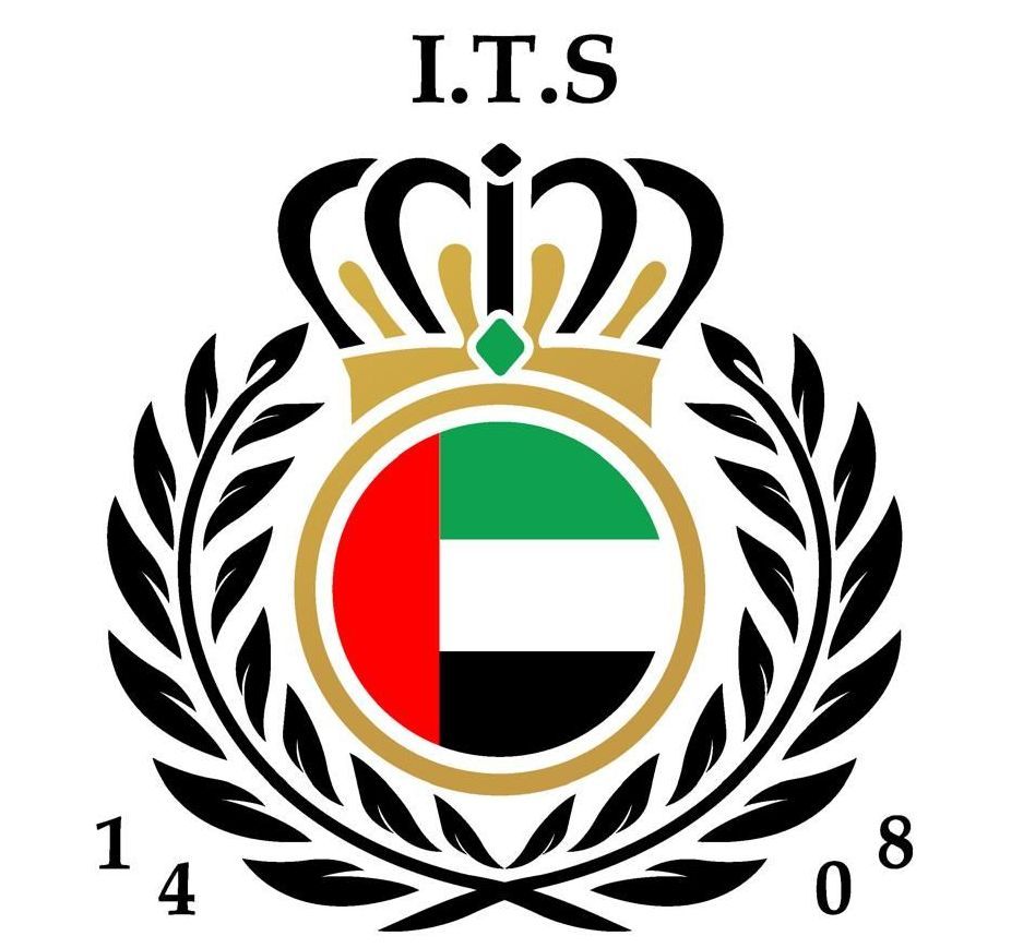 Een logo voor de verenigde arabische emiraten met een kroon