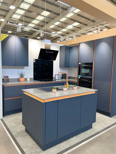 SD-DESGIN designer kitchen in showroom