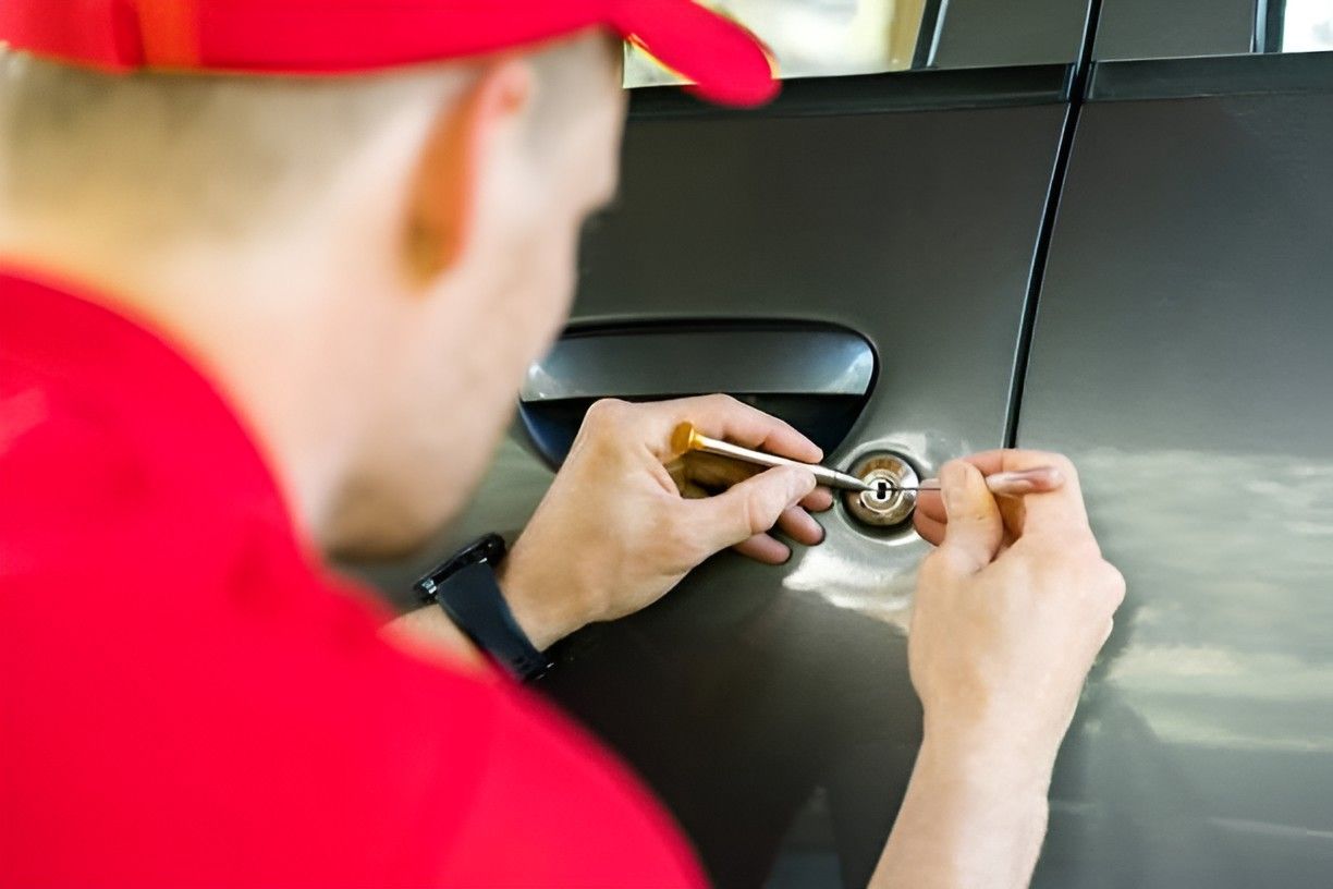 Mobile Locksmith Coffs Harbour Unlocking Car Door Professionally — Coffs City Lockmart Pty Ltd in Coffs Harbour, NSW