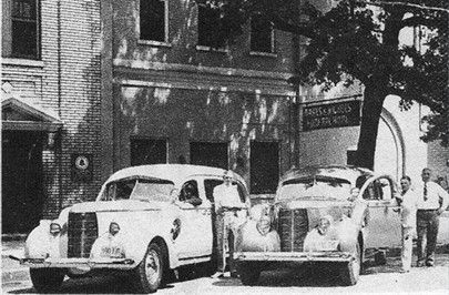 (Pictured left to right) S.A. Patton, Charles A. Padgett, Frank F. Sowell, Edward R. Howard