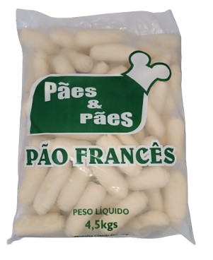 Pães assados e congelados