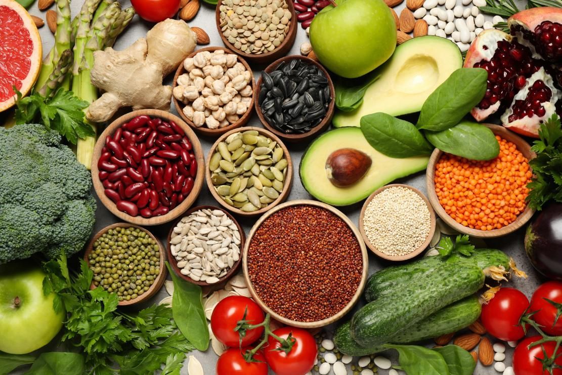There Are Many Different Types of Fruits and Vegetables on the Table — Mullumbimby Comprehensive Health Centre in Mullumbimby, NSW