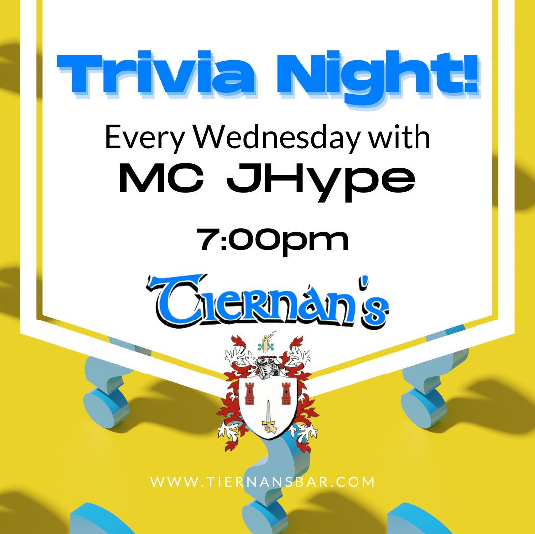 Trivia night Instagram post
