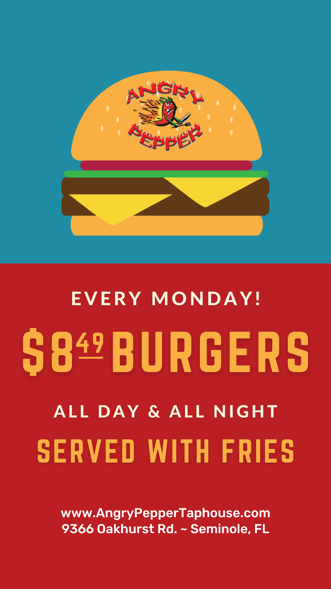 Burger Monday post