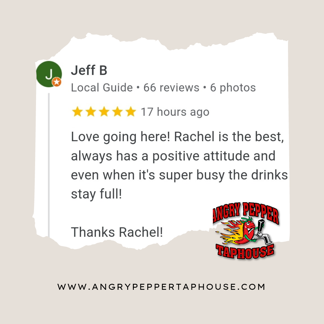 Google review social media post