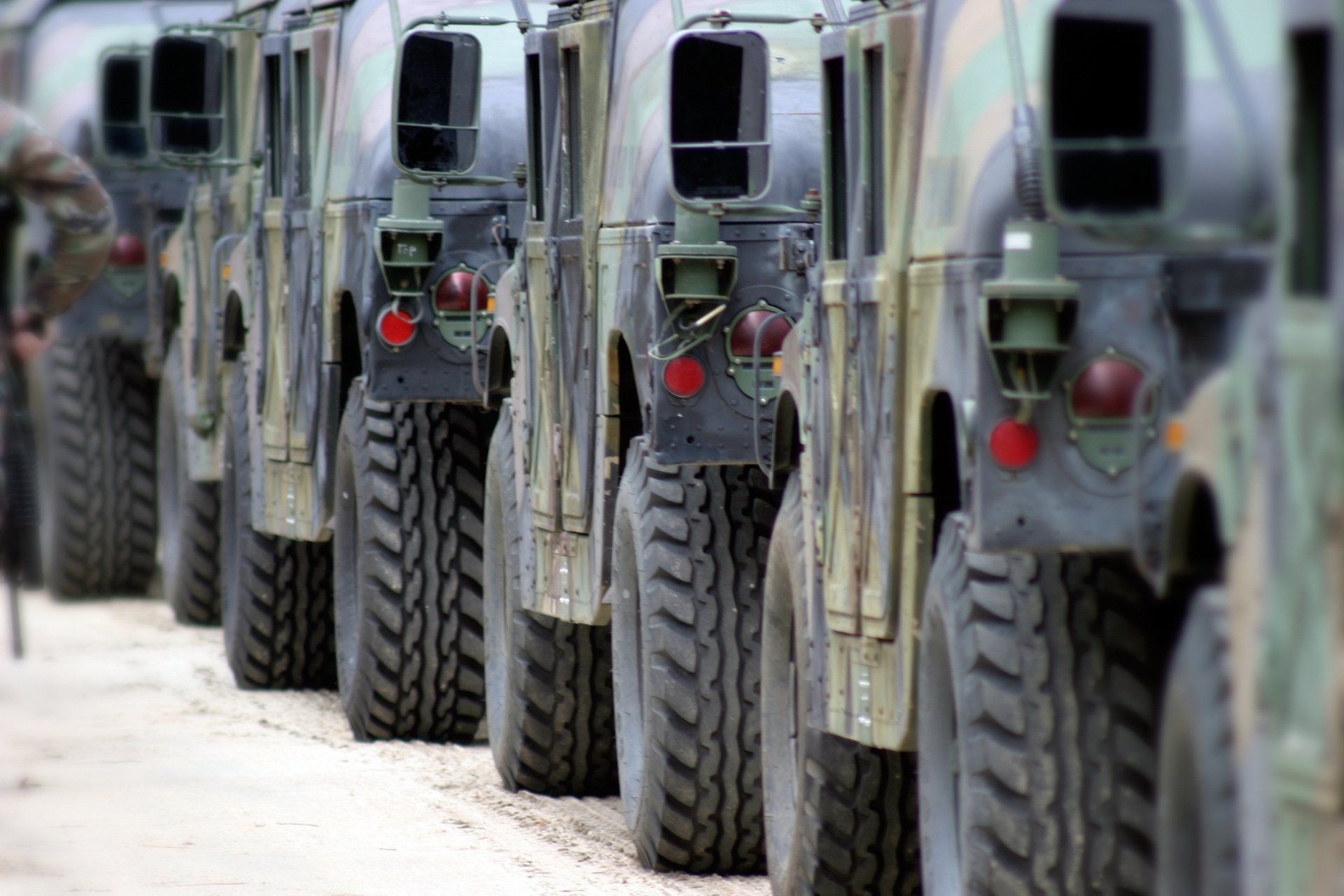 Military Convoy — Dandenong, VIC — Murrumbeena Industrial Spray Painting