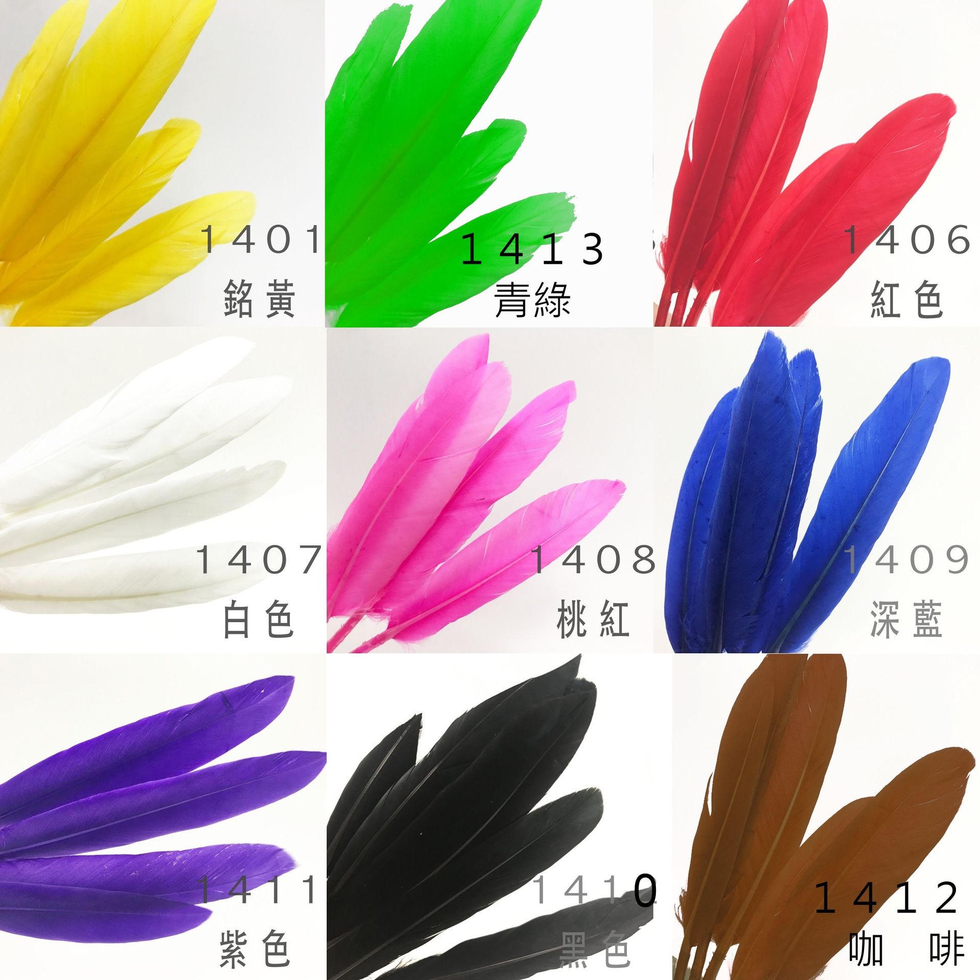 羽毛 #14小鵝羽毛 DIY染色羽毛