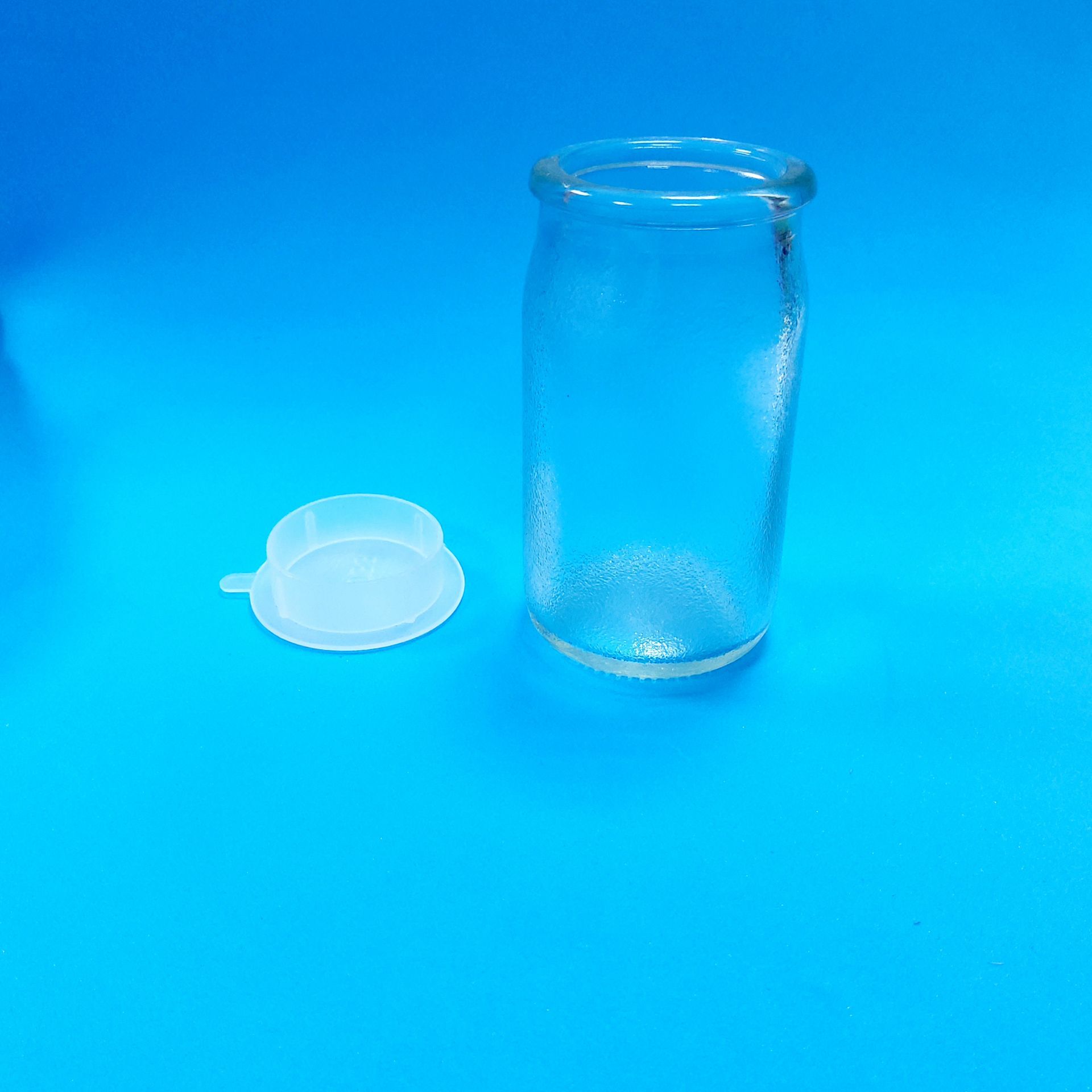 玻璃小圓瓶60ml,附橡膠盖