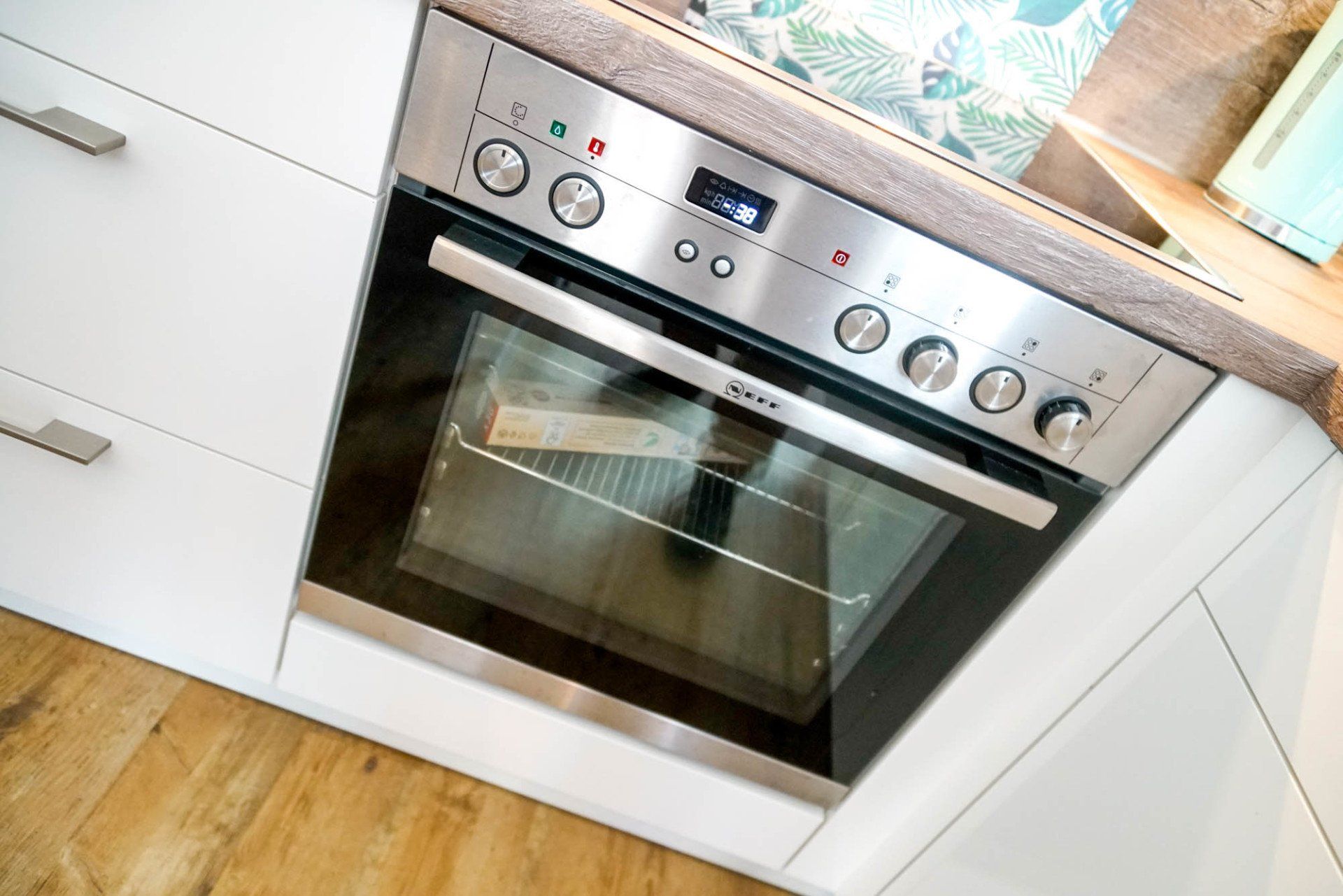 Backofen in der Küche der Ferienwohnung 4.