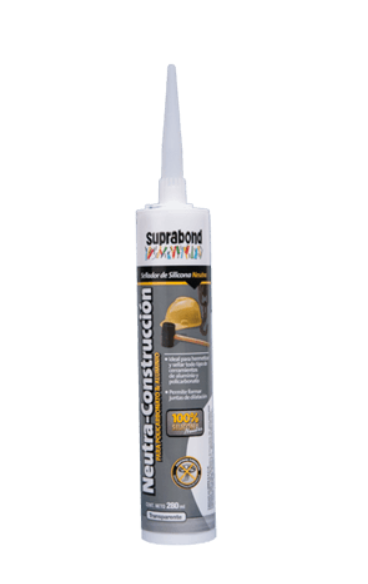 Botella de sellador adhesivo Superbond con boquilla blanca y etiqueta gris sobre fondo blanco.