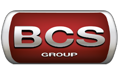 Logo per BCS Group: testo bianco